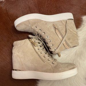 Aldo Aliana Suede Ankle Sneakers Size Wms 7.5 US